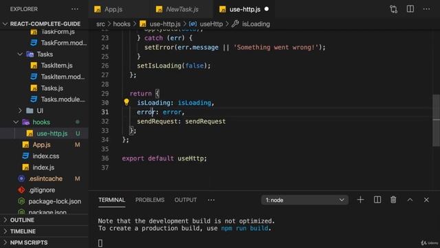 41 Building A Custom Http hook, Full React Course From Scratch Detailed 2022 смотреть онлайн
