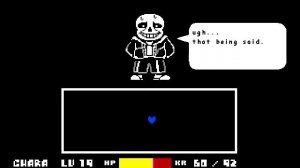 Undertale Sans Fight except Megalovania is replaced by Cave Story Arranged - Last Battle