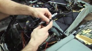 установка монтаж подключение запуск дивана сидений BMW 7 E65