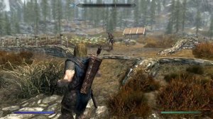 12 minutes of standard Skyrim gameplay