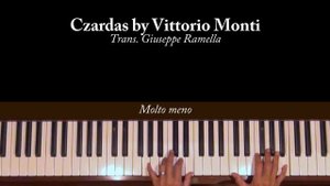 Czardas by Vittorio Monti (arr. Ramella)  Piano Tutorial