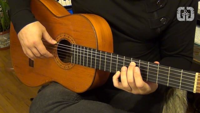 Rafael Cortes - Granaina / Разбор / Первая часть смотреть онлайн