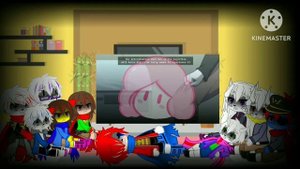 Undertale reacts to Glitchtale S2 Ep6 Pt1 "GAME OVER" (My AU/AT, Charisk, Angst, Gacha Club)