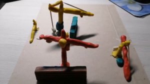 башенные Краны из пластилина. Город строится.