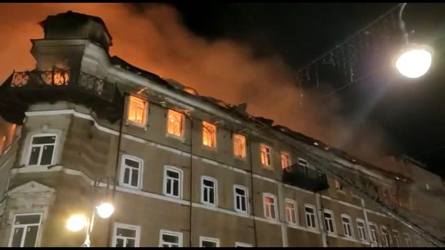 Пожар гостиница 