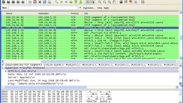 Extract PDF file from HTTP stream using Wireshark смотреть онлайн