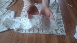 Накидка сидушка на стул. Своими руками