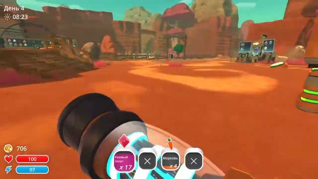Взорвали фосфорного гордо. Нашли виды слаймов. Slime Rancher. смотреть онлайн