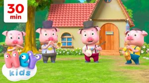 Este cerdito fue al mercado  | Canciones con Animales para Niños | HeyKids - Canciones infantiles