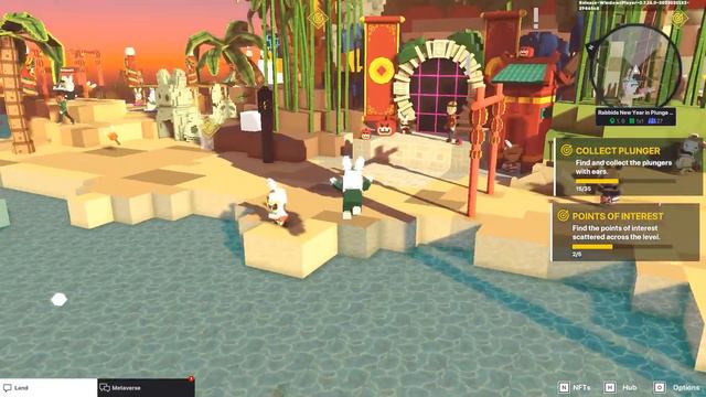 The Sandbox Rabbids New Year in Plunga City. Прохождение с озвучкой. All Quest 100%. 12/12