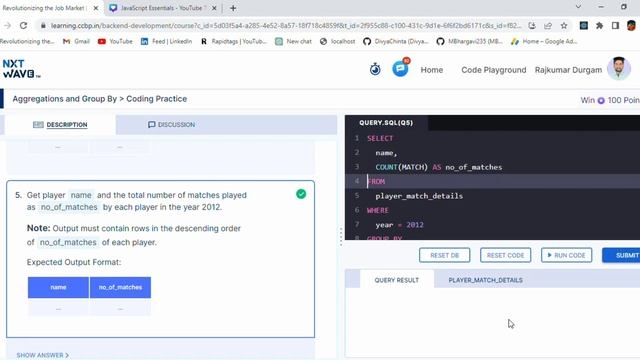 Aggregations and Group By | Coding Practice | SQL | NxtWave | CCBP 4.0