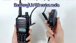Тангента двухканальная для рации Baofeng UV-82
