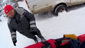 На снегоходе за ёлкой!