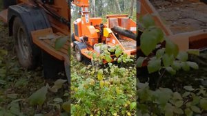 Веткодробилка измельчает ветки и сучья диаметром до 30 см лучшая машина для коммунальных служб