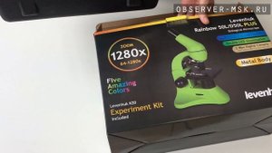 Оптический микроскоп Levenhuk Rainbow 50L/50L PLUS/D50L PLUS! ОБЗОР!