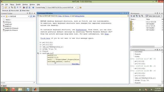 3D Plots in Matlab For Beginners смотреть онлайн
