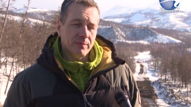 Камчатка, строительство автозимника  Анавгай-Палана
