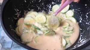 Простой, но невероятно вкусный ужин! Кабачковая запеканка - Касэрол.