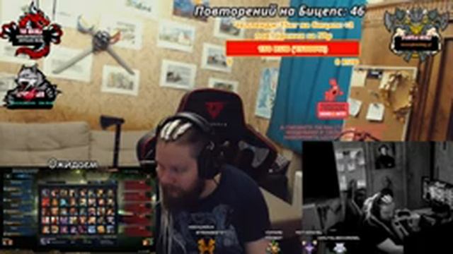 #SMITE #VIKING #Челлендж качаем Бицепс 15кг гантелей.Победа 5, поражение 10.За 50р + 2 повтора. смотреть онлайн