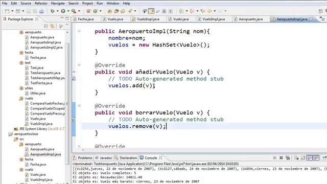 Ejercicio de la interfaz Set en Java. Aeropuerto (III) смотреть онлайн