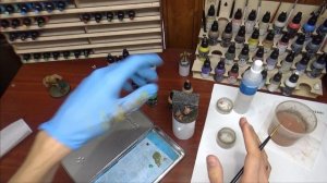 Покрас миниатюр. Эксперименты с кожей.