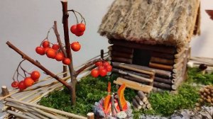 Поделка в детский сад. Домик из природных материалов своими руками