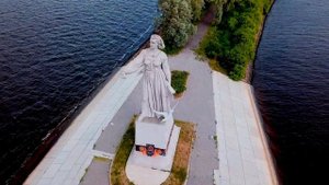 Рыбинск, Рыбинское водохранилище с дрона. Rybinsk, rybinsk reservoir from the drone