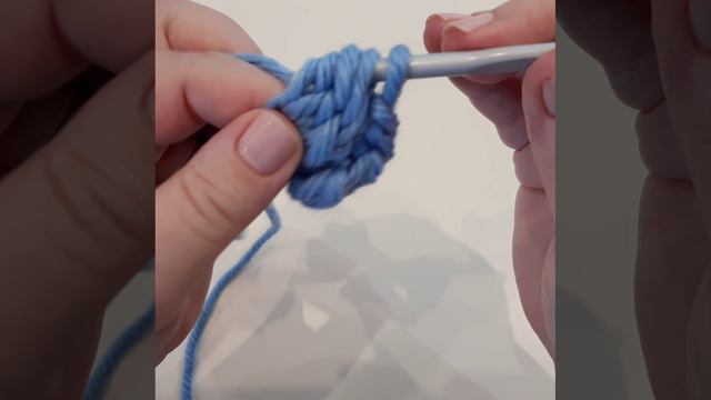 Вяжем крючком воздушные петли и пышный столбик с накидом