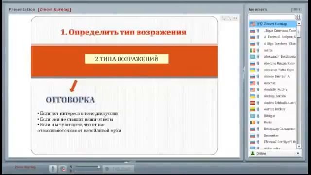 Работаем с возражениями! Бизнес и его построение.САД