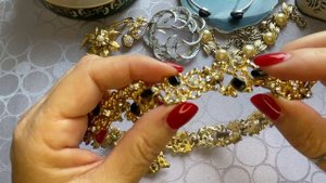 ЗАГАДОЧНОЕ КОЛЬЕ ⁉️НАШЛА И ГЛАЗАМ НЕ ПОВЕРИЛА ✨ВИНТАЖНАЯ БИЖУТЕРИЯ УКРАШЕНИЯ ВИНТАЖ