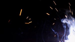 Футаж / Footage искры Welding Sparks 05