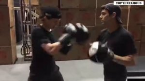 Тренировки Тома Холланда для роли человека паука