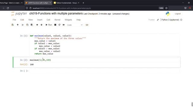 Python Fundamentals 24 Functions with multiple parameters | python for beginners in Tamil