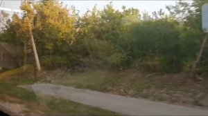 Поездка на 50 автобусе с Красной Глинки до Барбошина поляны. Город Самара