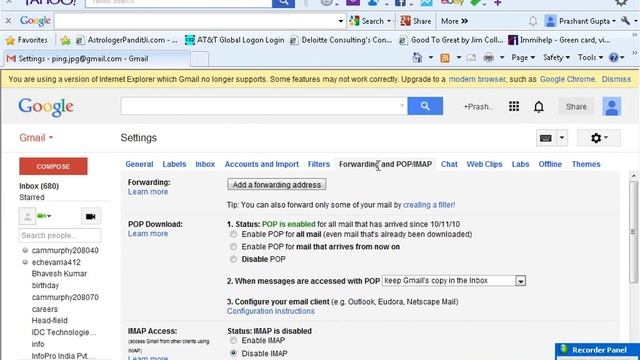 Enable IMAP in gmail смотреть онлайн