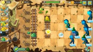 Spend No More Than 500 Sun | Wild West Day 11 | Plants Vs Zombies 2 | Android Gameplay 2022