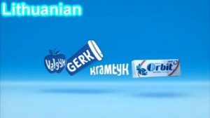 (REUPLOAD) Eat Drink Chew Orbit/Extra/Freedent/Excel in Multilanguage (UPDATE)