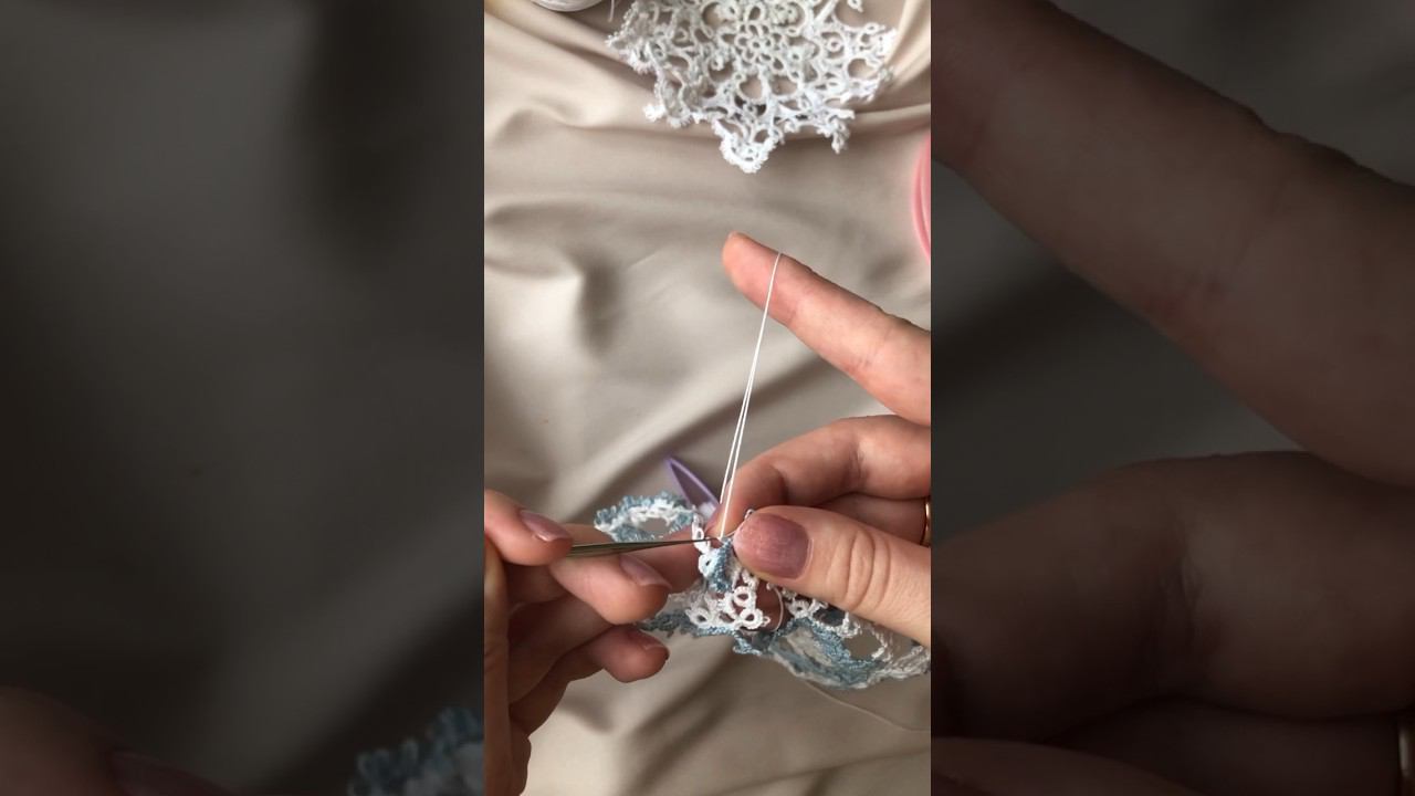 О таком незаметном, но таком важном элементе в кружеве фриволите - пико  #кружево #ручная_работа смотреть онлайн