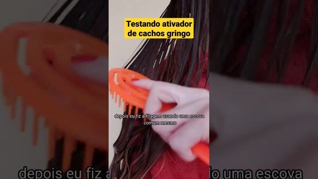 TESTANDO ATIVADOR DE CACHOS GRINGO no meu CABELO ONDULADO | #finalização