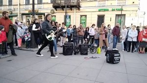 УЛИЧНЫЕ МУЗЫКАНТЫ ПИТЕРА(2) 22.04.23. Н.МУЗАЛЁВ