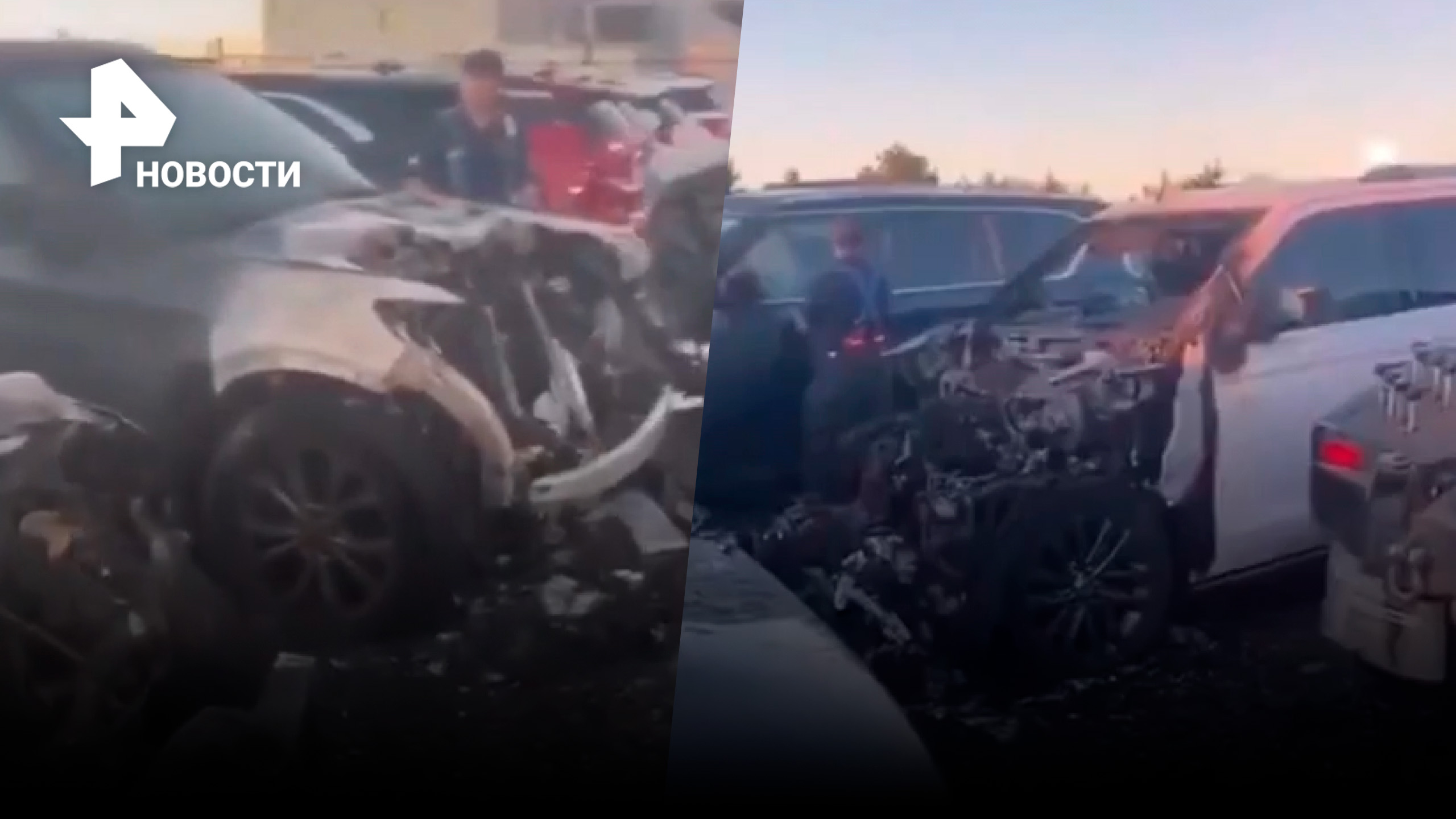 Машины Байдена взорвались - пять автомобилей секретной службы президента уничтожены / РЕН Новости