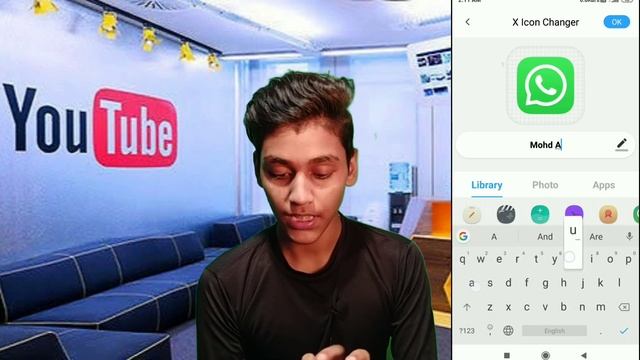 How To Change Any App Image Icon Or Name | Set Your Photo And Name | Mohd Aun смотреть онлайн
