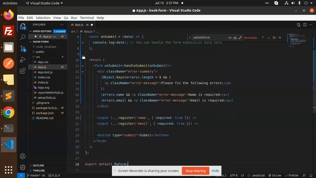 React Tutorial in Hindi #54 Displaying error messages using React Hook Form смотреть онлайн