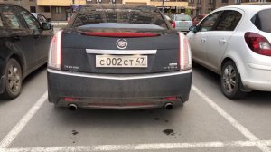 Звук выхлопа Cadillac CTS 3,6