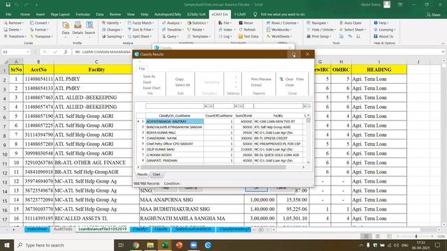 How to perform Powerful Analytics in Few Clicks using eCAAT -Case study of Bank Branch Audit, Part-