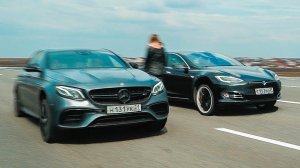 Когда у тебя 700 л.с. БЕДНЫЙ БИТЫЙ GT-R и TESLA / КТО БЫСТРЕЕ Mercedes E63s AMG