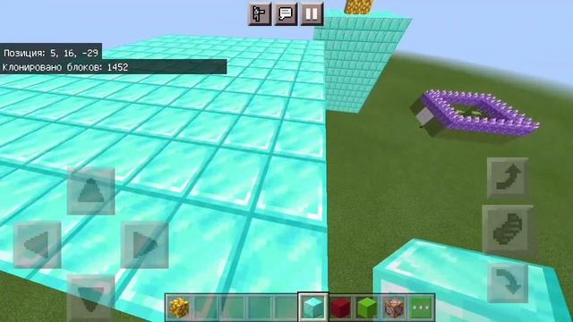 Как клонировать блоки в майнарафт |как пользоваться командой / Clone смотреть онлайн