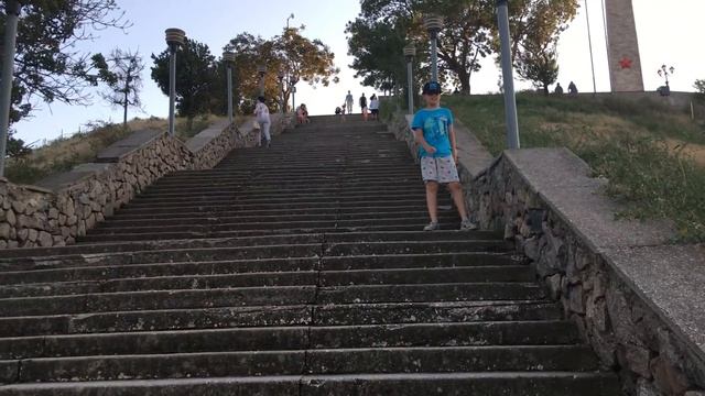 №447 КЕРЧЬ ? Преодолели БОЛЕЕ 400 СТУПЕНЕЙ ? Обзорная площадка КРЫМ Красота смотреть онлайн