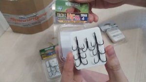Тройные крючки HitFish - тестирую на прочность. Распаковка заказа от Spinningline.ruные крючки HitFi