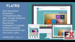 Preview Flatro - Multipurpose Bootstrap Opencart Theme TFore